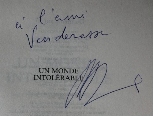 Autographe de 1988  Charleville.