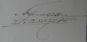 signature du cur Gilles