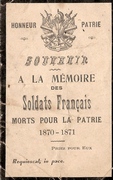 souvenir 1870